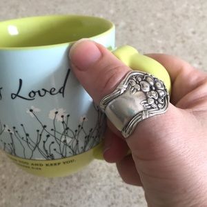Repurposed Metal Spoon Ring